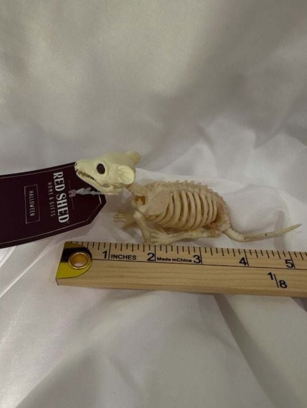 Red Shed Halloween Skeleton Baby Opossum Prop